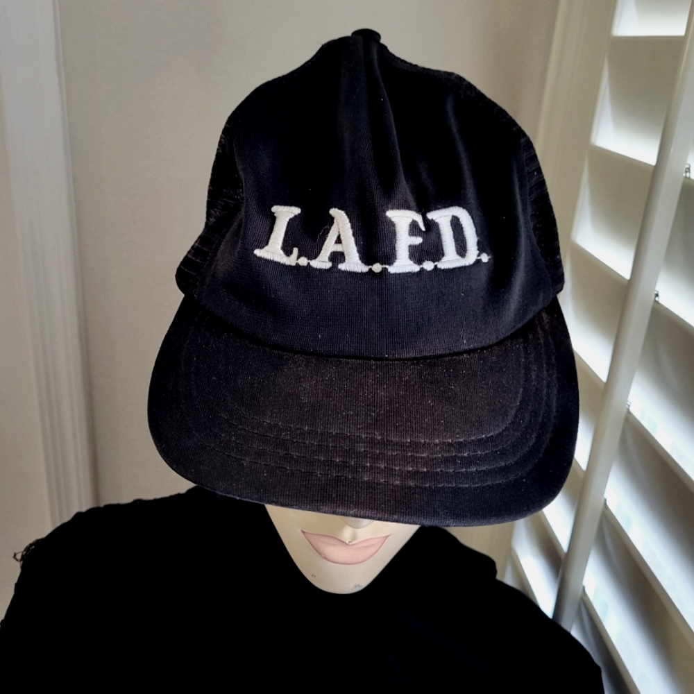 LAFD Cap Hat Black NWOT